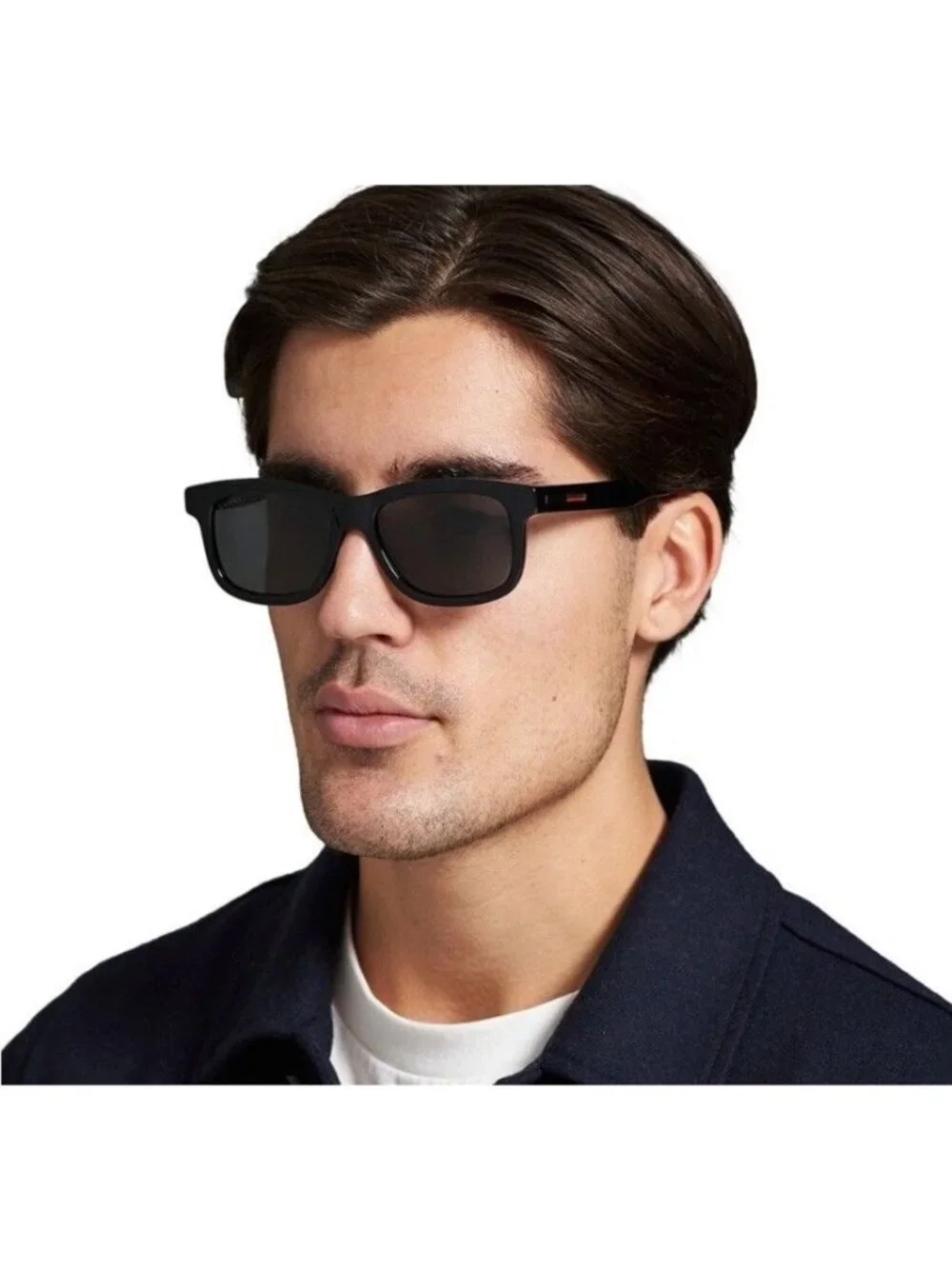 NWT Gucci GG0824S 006 Black Green Classic Men Sunglasses